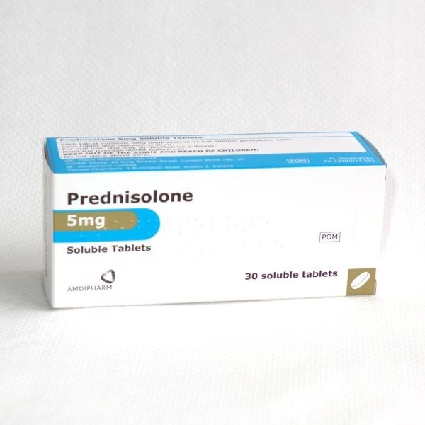 Prednisolone 5mg box