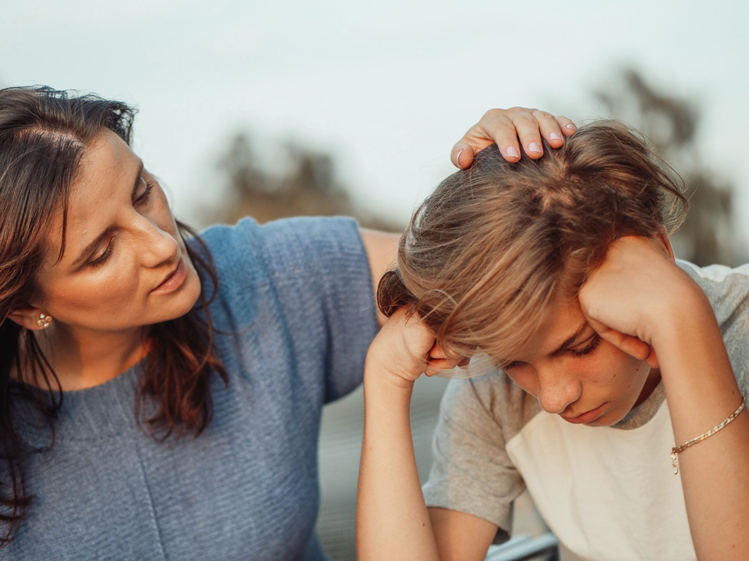 child looking stressed