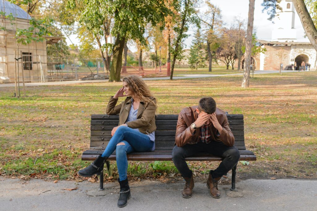 arguing couple