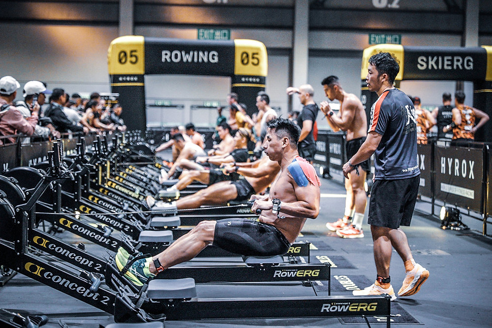 men doubles rowing